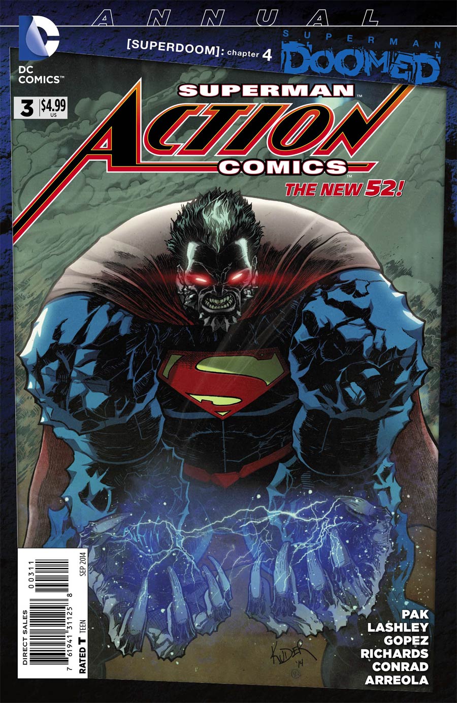 Action Comics Vol 2 Annual #3 (Superman Doomed Tie-In)