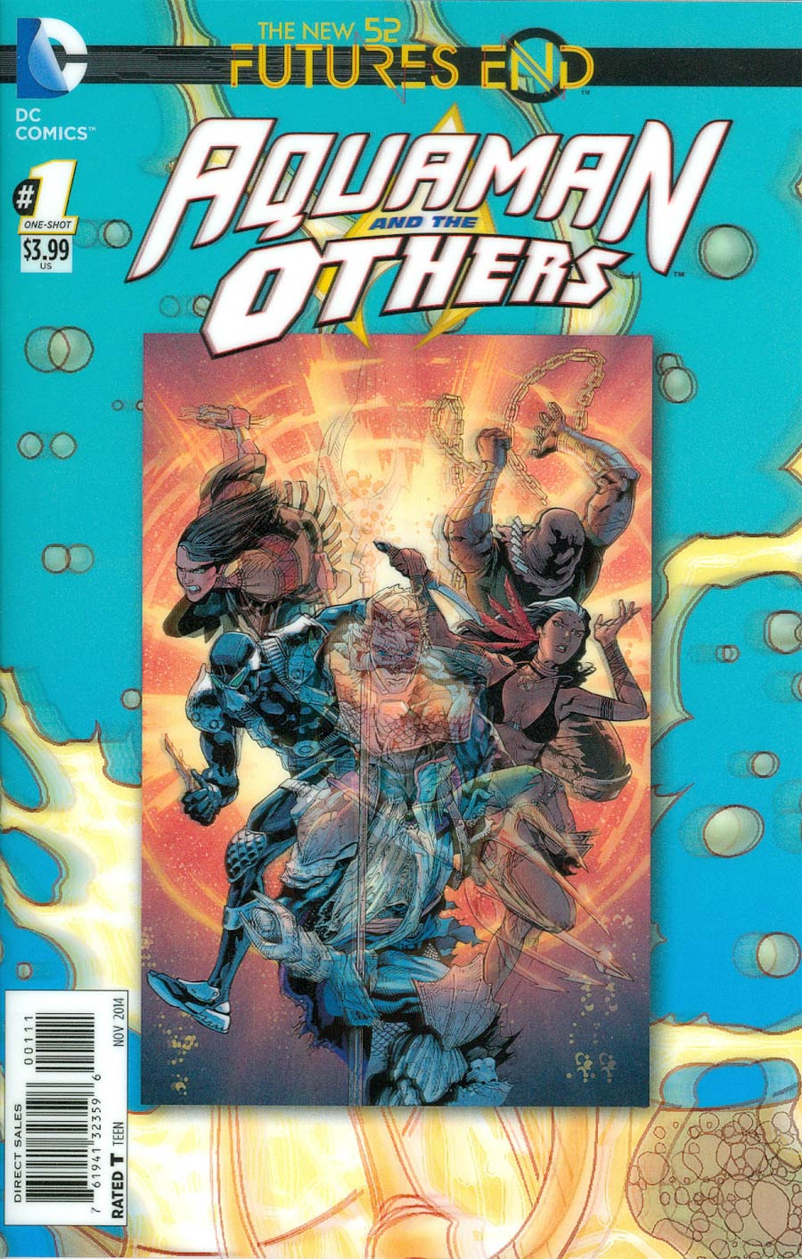 Aquaman And The Others Futures End #1 Cover A 3D Motion Cover