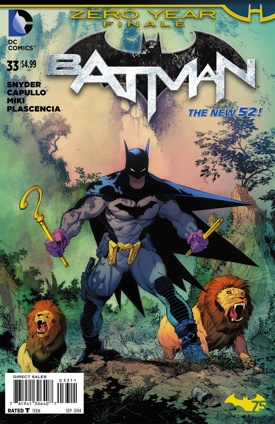 Batman Vol 2 #33 Cover A Regular Greg Capullo Cover (Zero Year Tie-In)