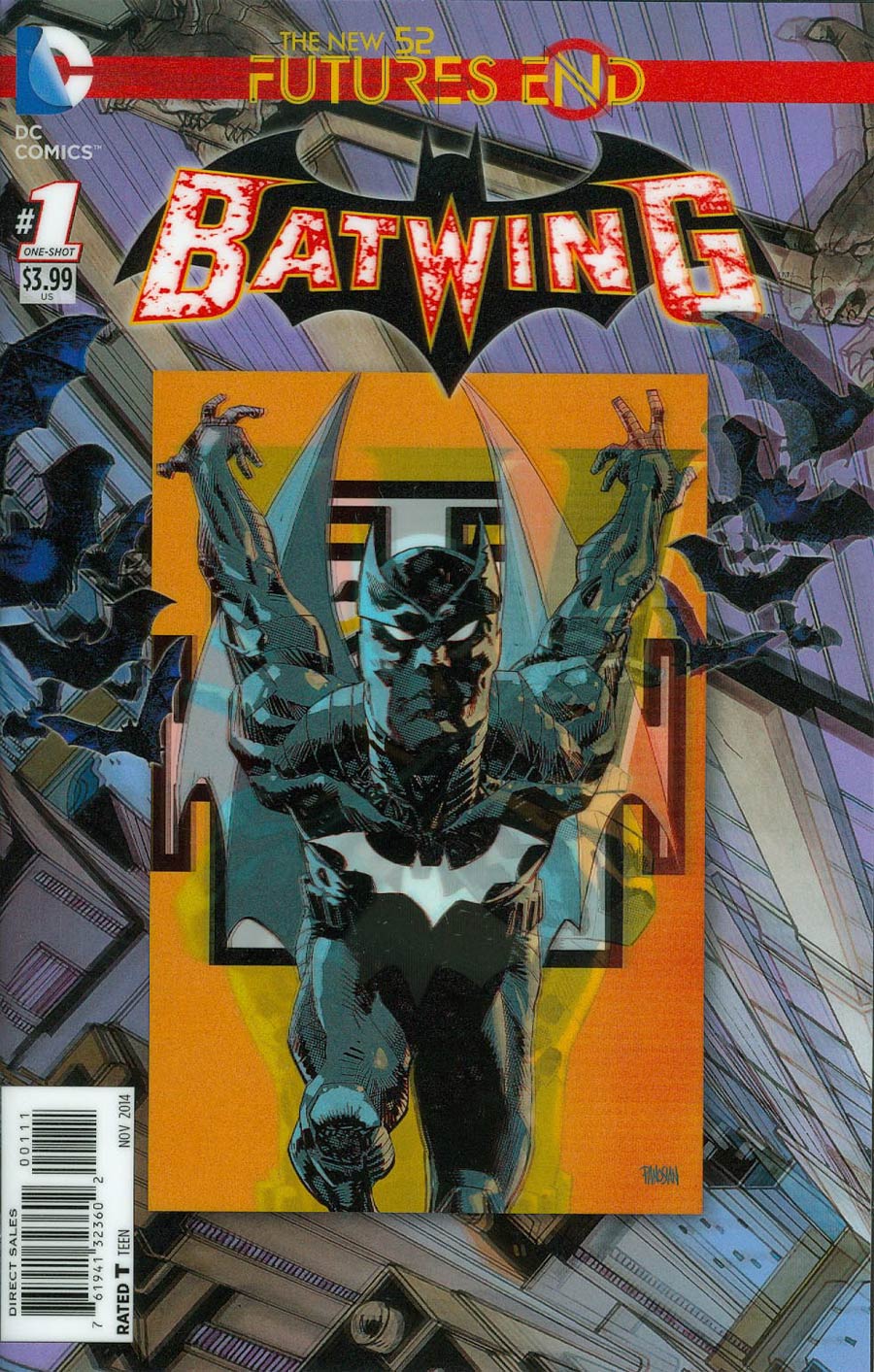 Batwing Futures End #1 Cover A 3D Motion Cover