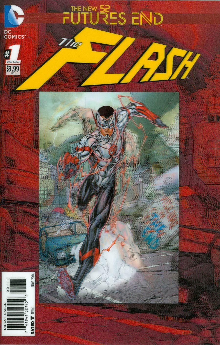 Flash Futures End #1 Cover A 3D Motion Cover