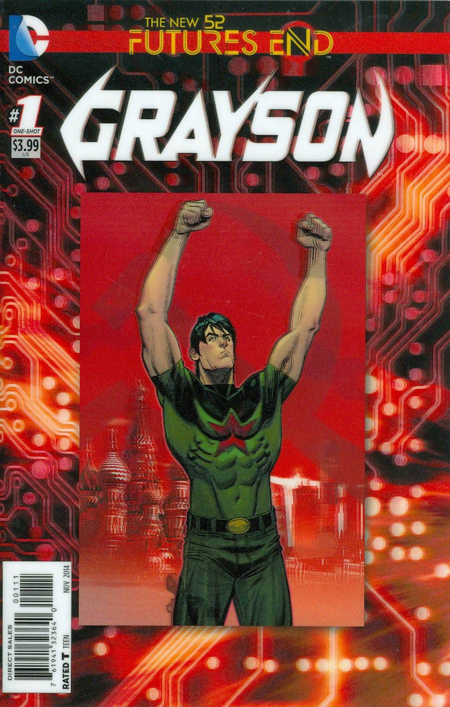 Grayson Futures End #1 Cover A 3D Motion Cover