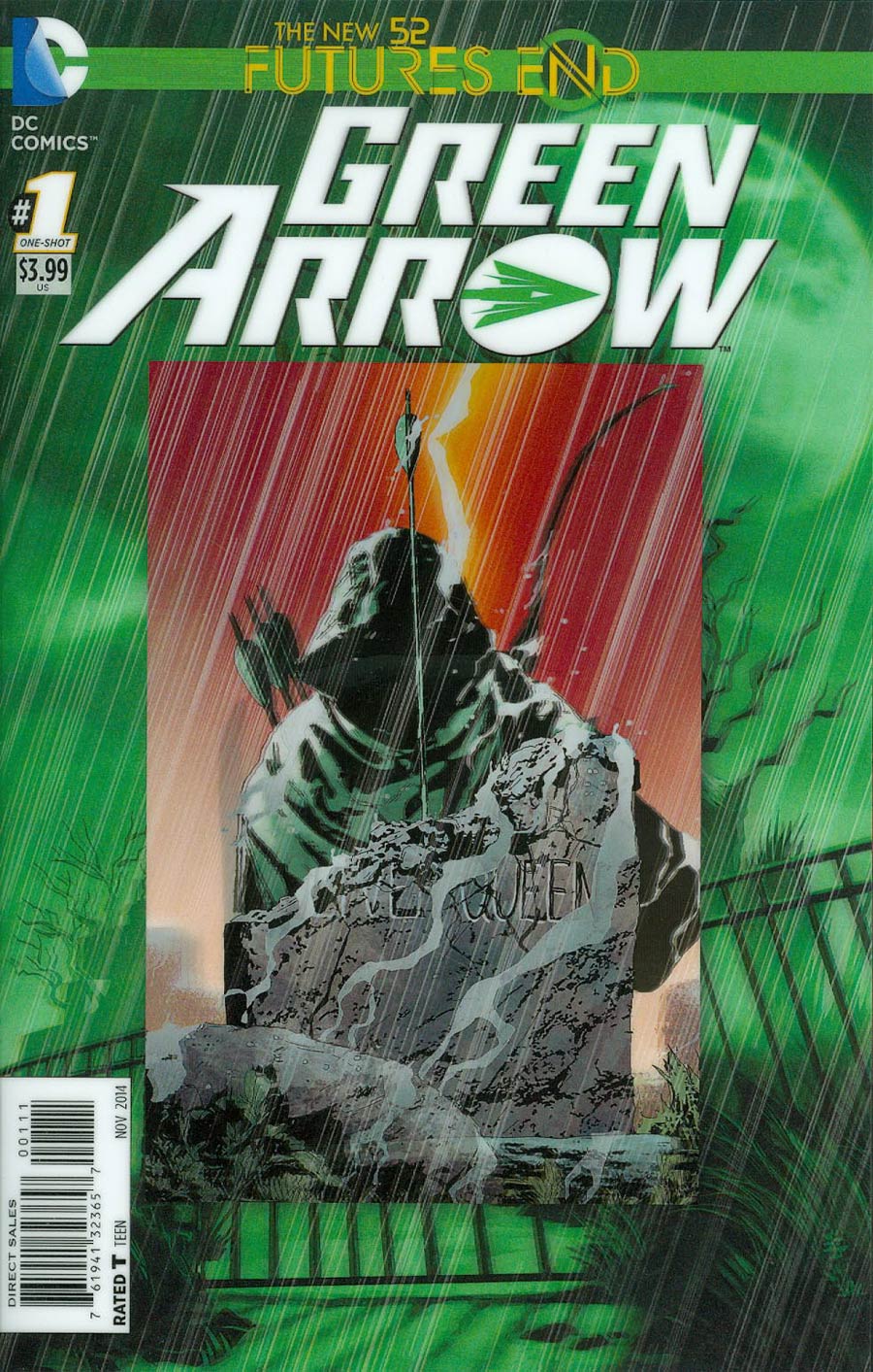 Green Arrow Futures End #1 Cover A 3D Motion Cover