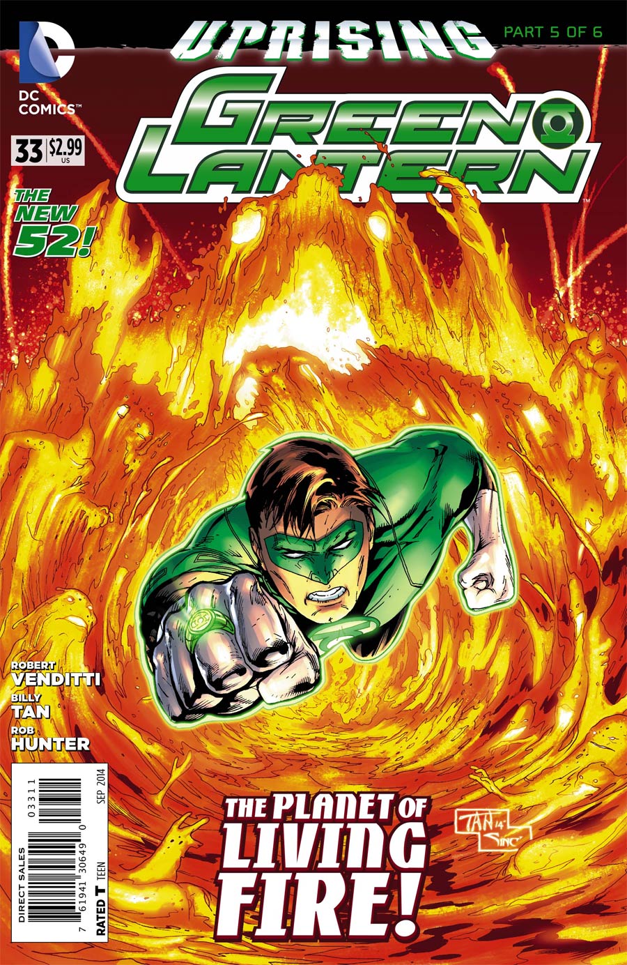 Green Lantern Vol 5 #33 Cover A Regular Billy Tan Cover (Uprising Part 5)