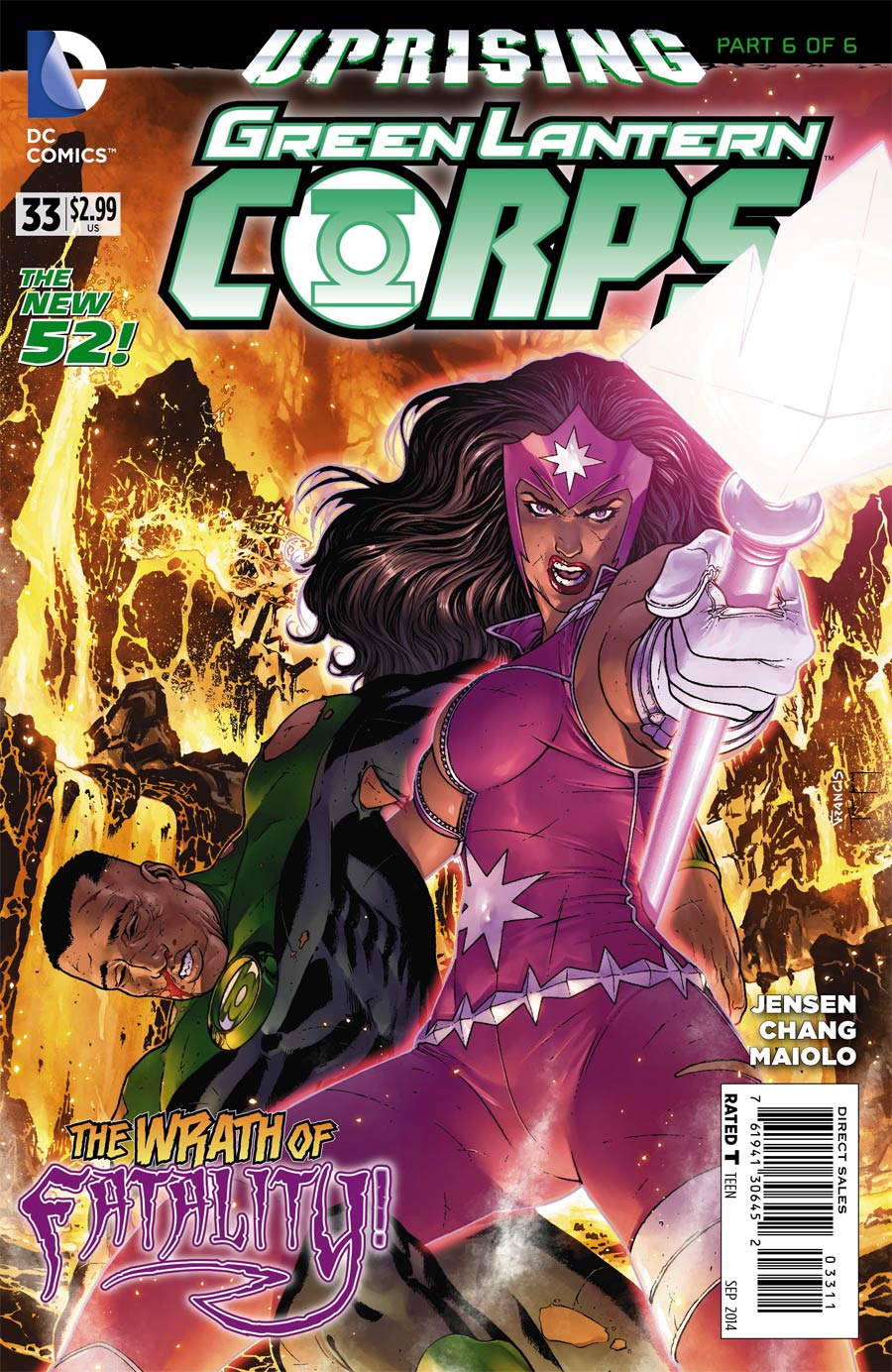 Green Lantern Corps Vol 3 #33 Cover A Regular Francis Portela Cover (Uprising Part 6)