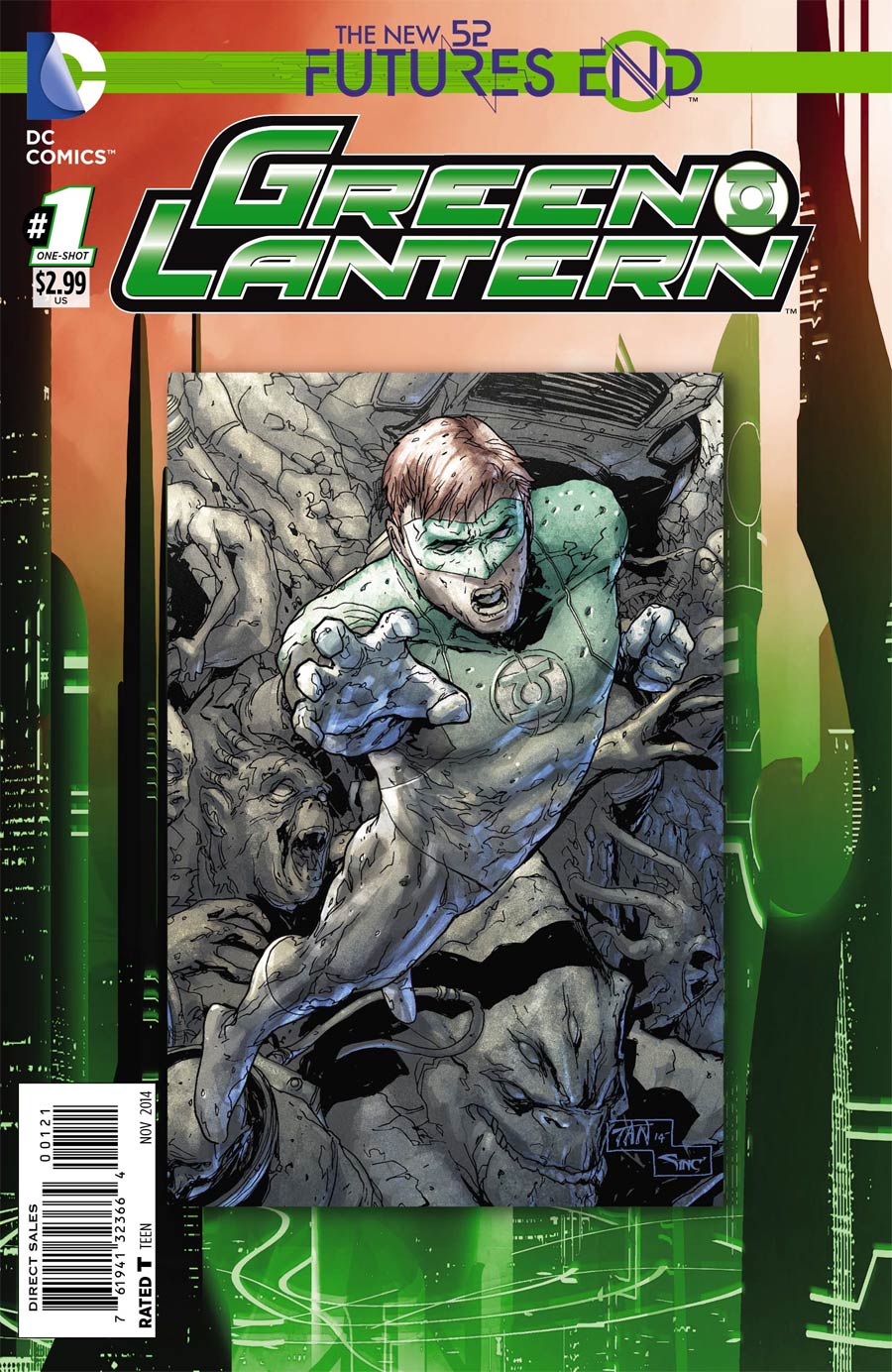 Green Lantern Futures End #1 Cover B Standard Cover