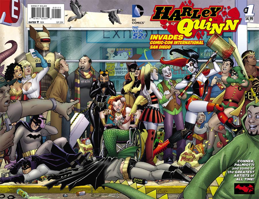 Harley Quinn Invades Comic-Con International San Diego #1 Cover A Regular Amanda Conner Cover