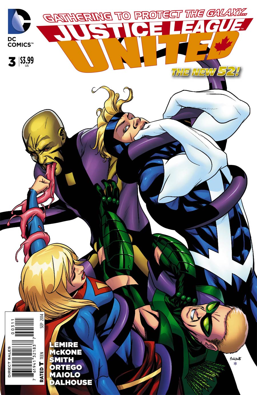 Justice League United #3 Cover A Regular Mike McKone Cover