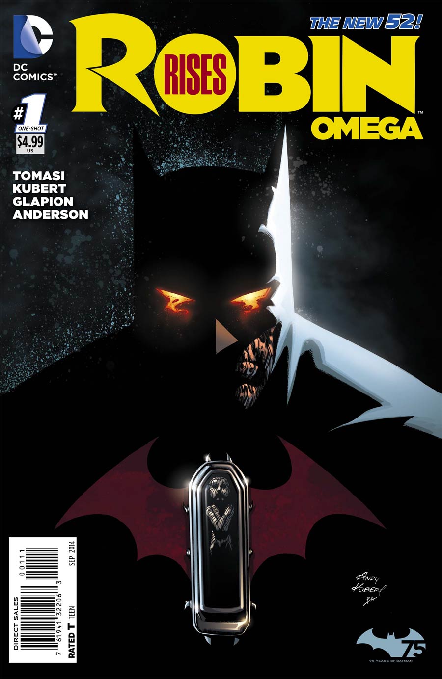 Robin Rises Omega #1 Cover A 1st Ptg Regular Andy Kubert Cover