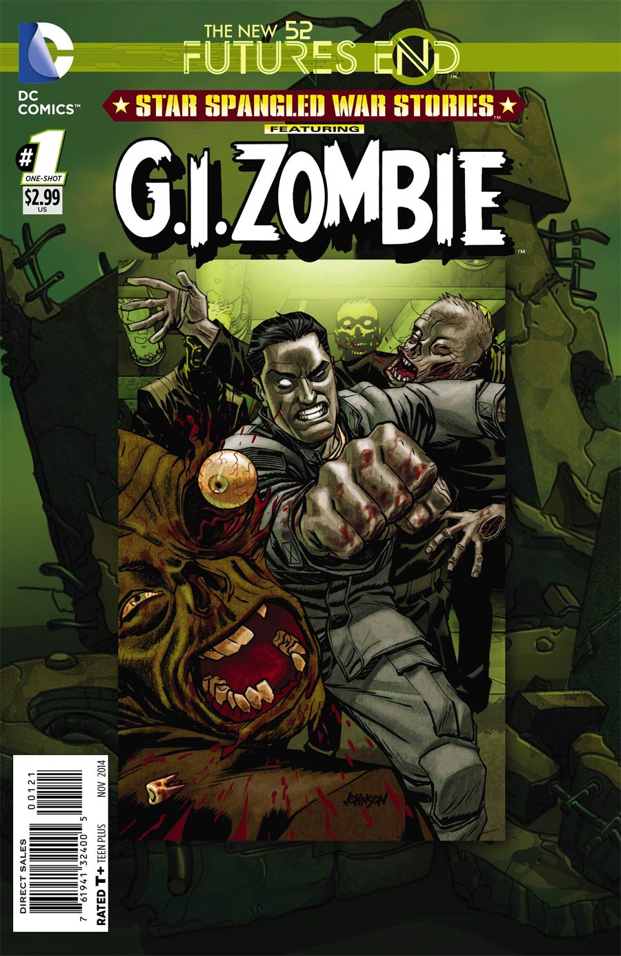 Star-Spangled War Stories Featuring GI Zombie Futures End #1 Cover B Standard Cover