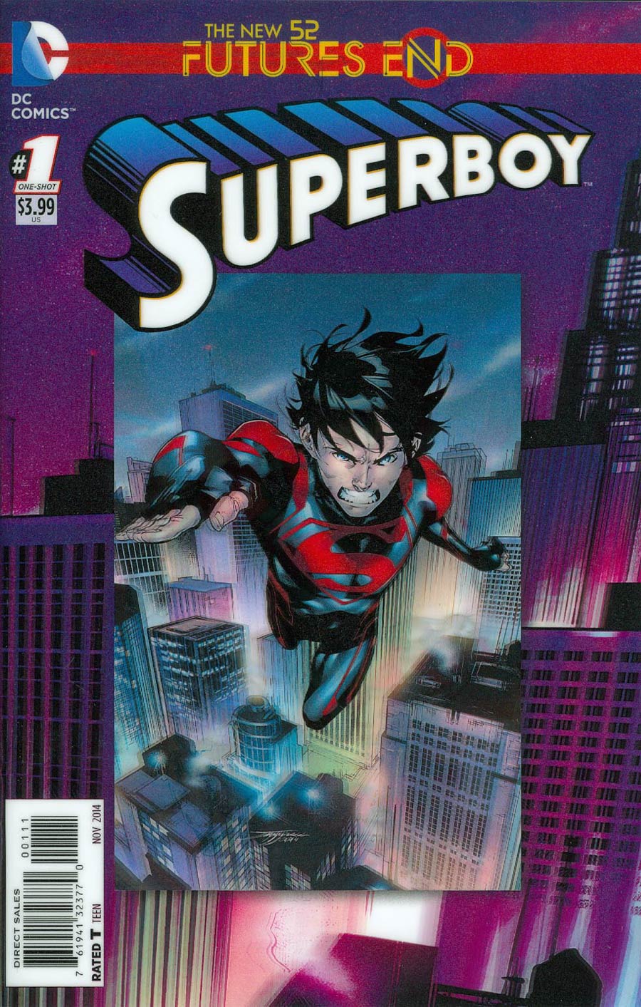 Superboy Futures End #1 Cover A 3D Motion Cover