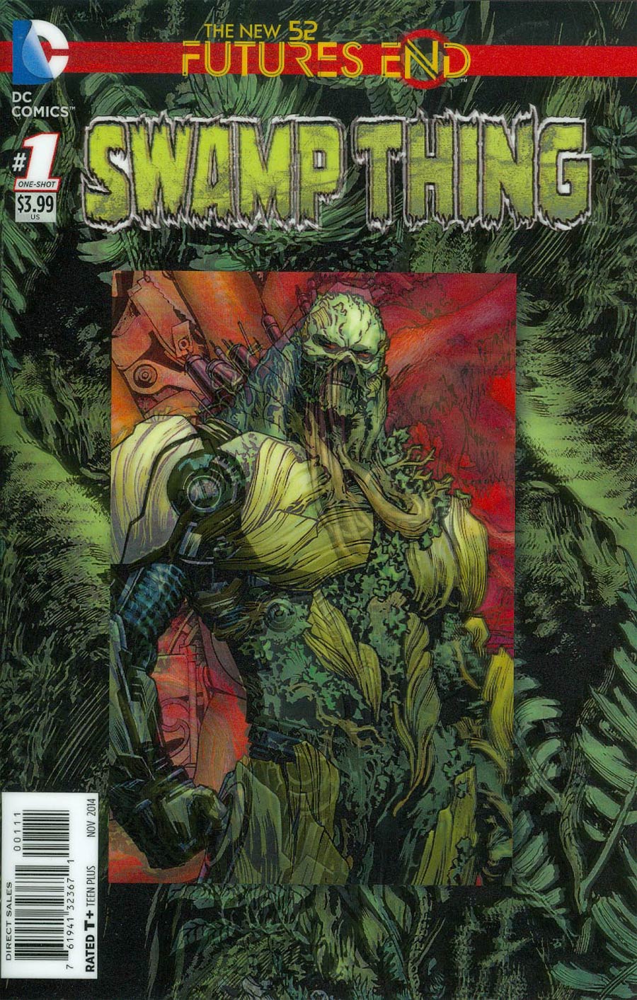 Swamp Thing Futures End #1 Cover A 3D Motion Cover