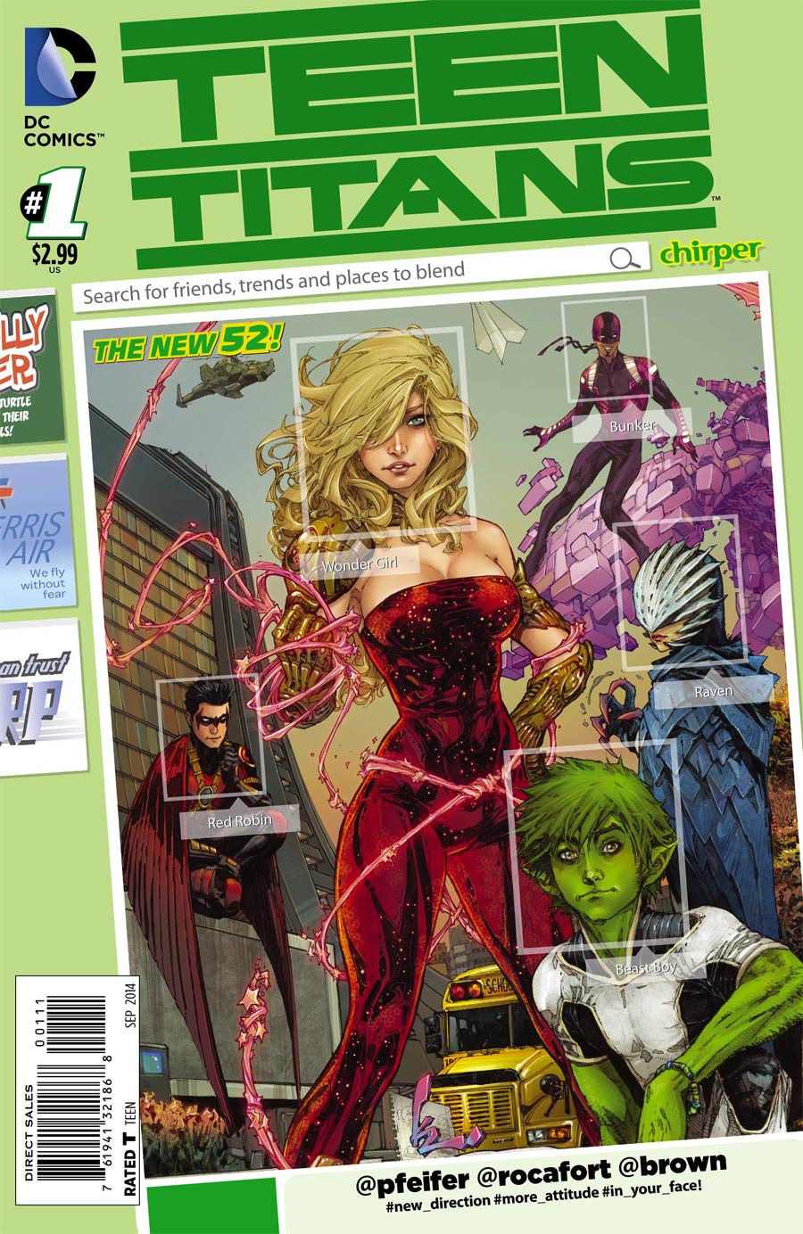 Teen Titans Vol 5 #1 Cover A 1st Ptg Regular Kenneth Rocafort Cover