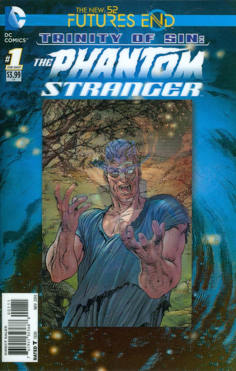 Trinity Of Sin Phantom Stranger Futures End #1 Cover A 3D Motion Cover