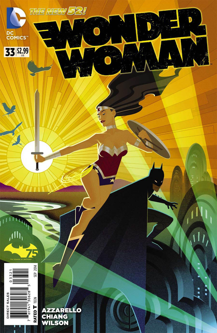 Wonder Woman Vol 4 #33 Cover B Variant Joshua Middleton Batman 75th Anniversary Cover