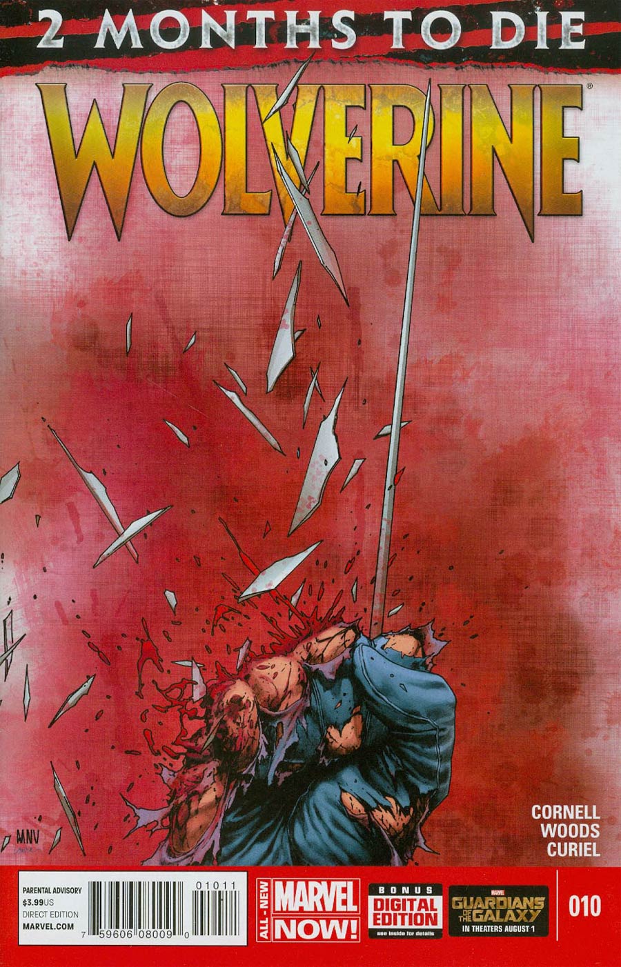 Wolverine Vol 6 #10 Cover A 1st Ptg Regular Steve McNiven Cover (3 Months To Die Part 3)