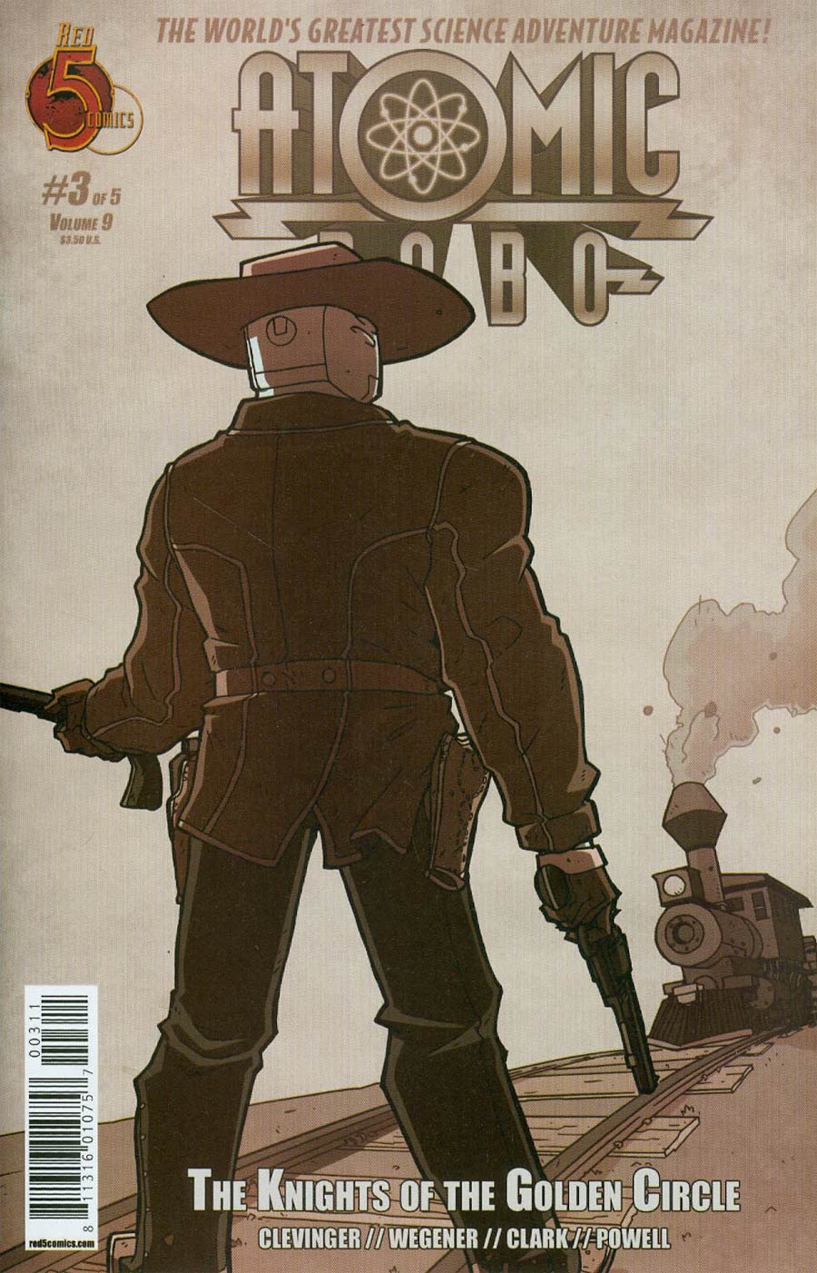 Atomic Robo And The Knights Of The Golden Circle #3