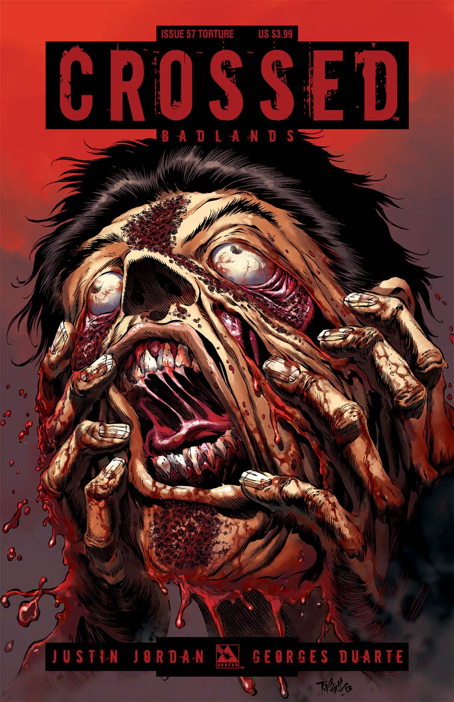 Crossed Badlands #57 Cover C Torture Cover