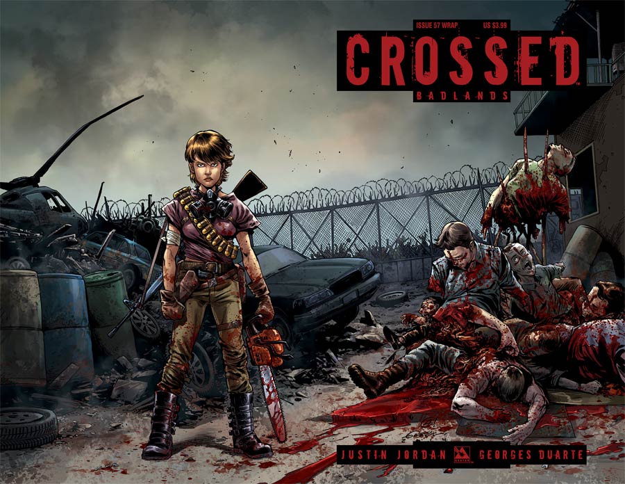 Crossed Badlands #57 Cover B Wraparound Cover