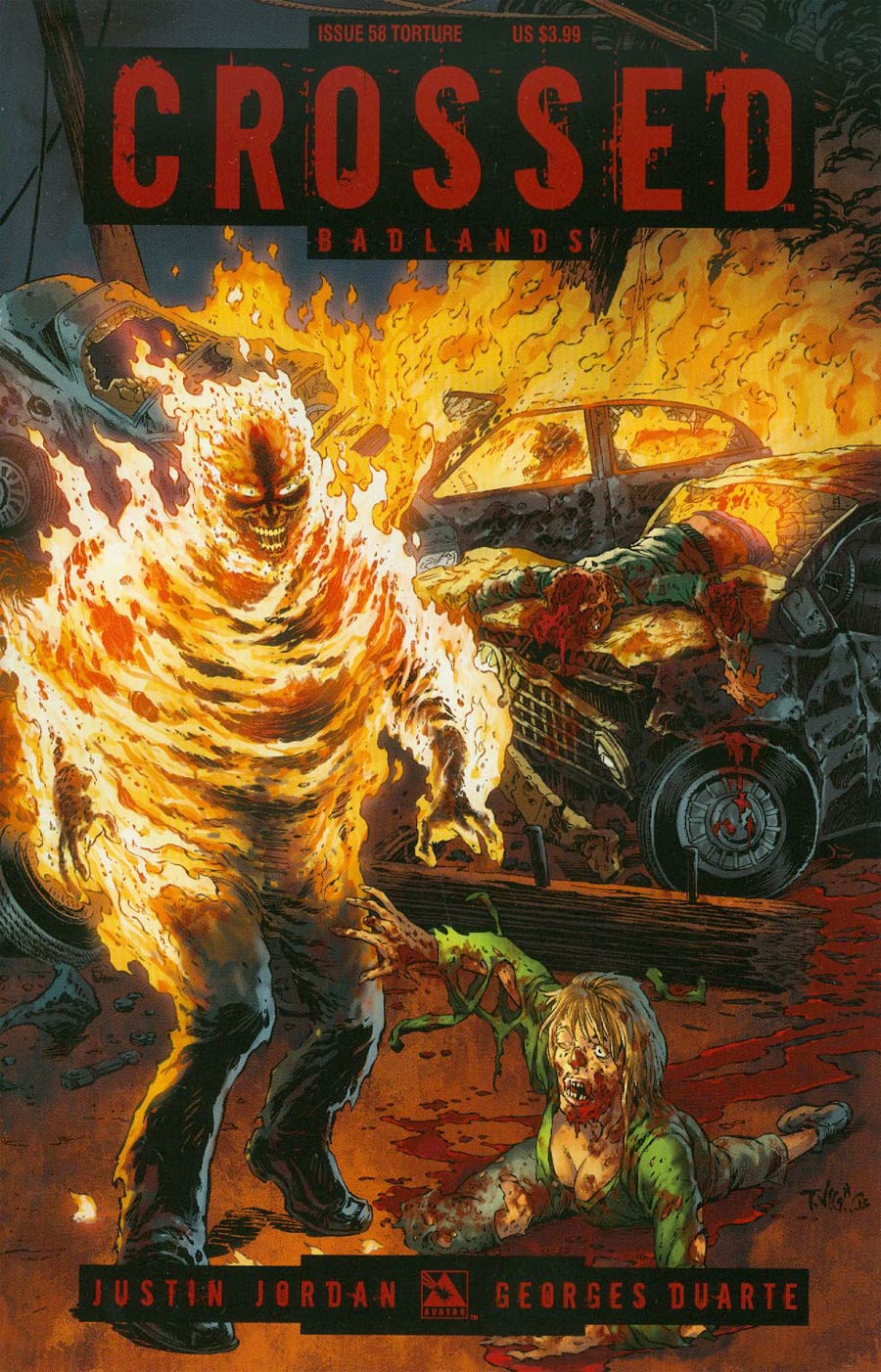 Crossed Badlands #58 Cover C Torture Cover