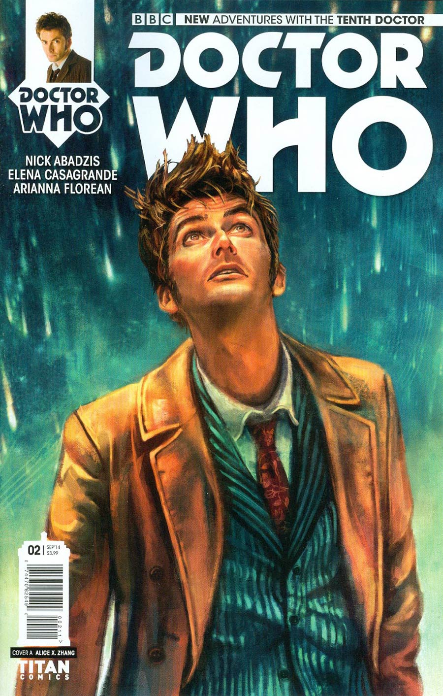Doctor Who 10th Doctor #2 Cover A Regular Alice X Zhang Cover
