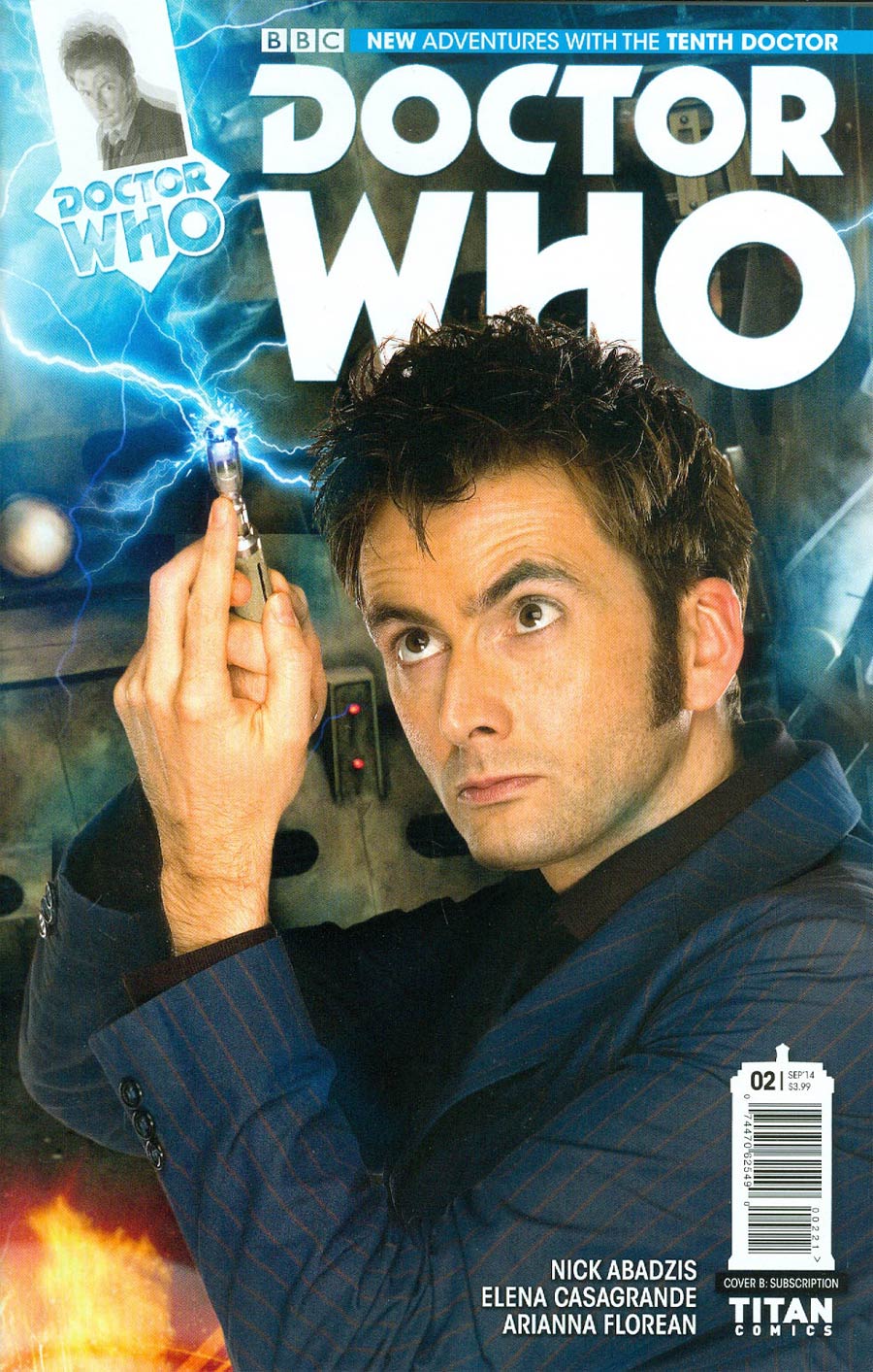 Doctor Who 10th Doctor #2 Cover B Variant Photo Subscription Cover