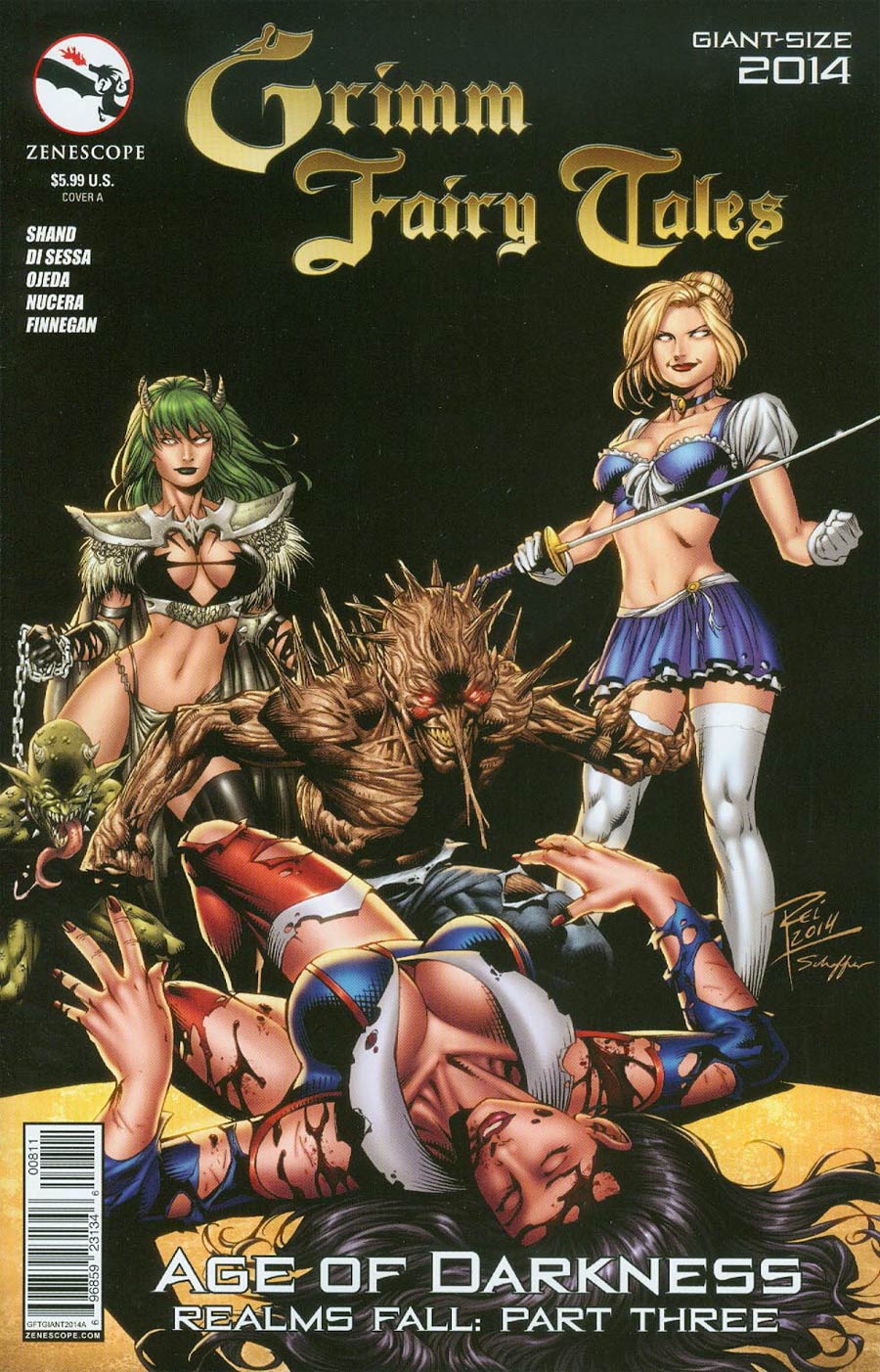 Grimm Fairy Tales Giant-Size 2014 Cover A Renato Rei (Age Of Darkness Tie-In)
