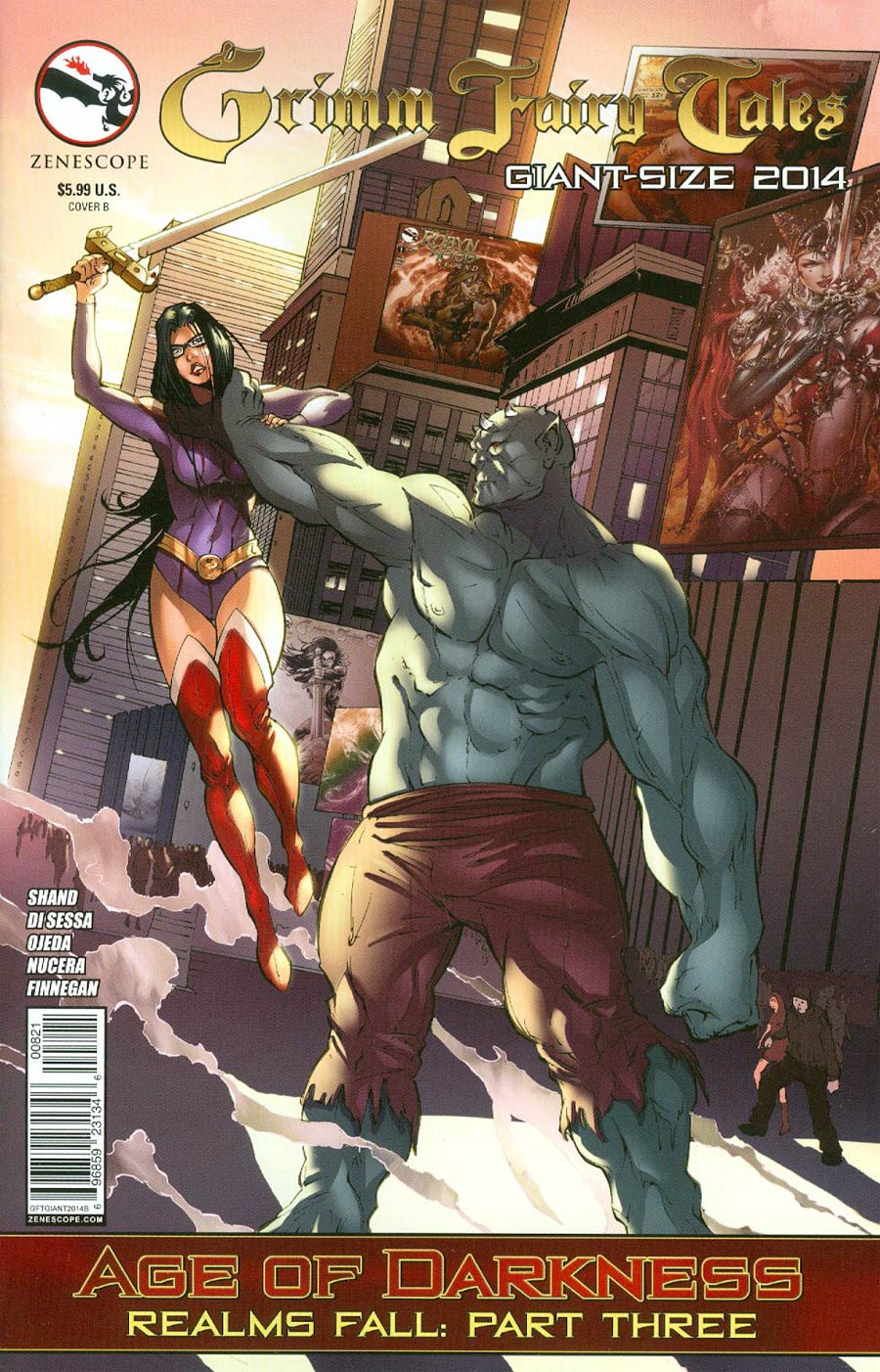 Grimm Fairy Tales Giant-Size 2014 Cover B Pasquale Qualano (Age Of Darkness Tie-In)