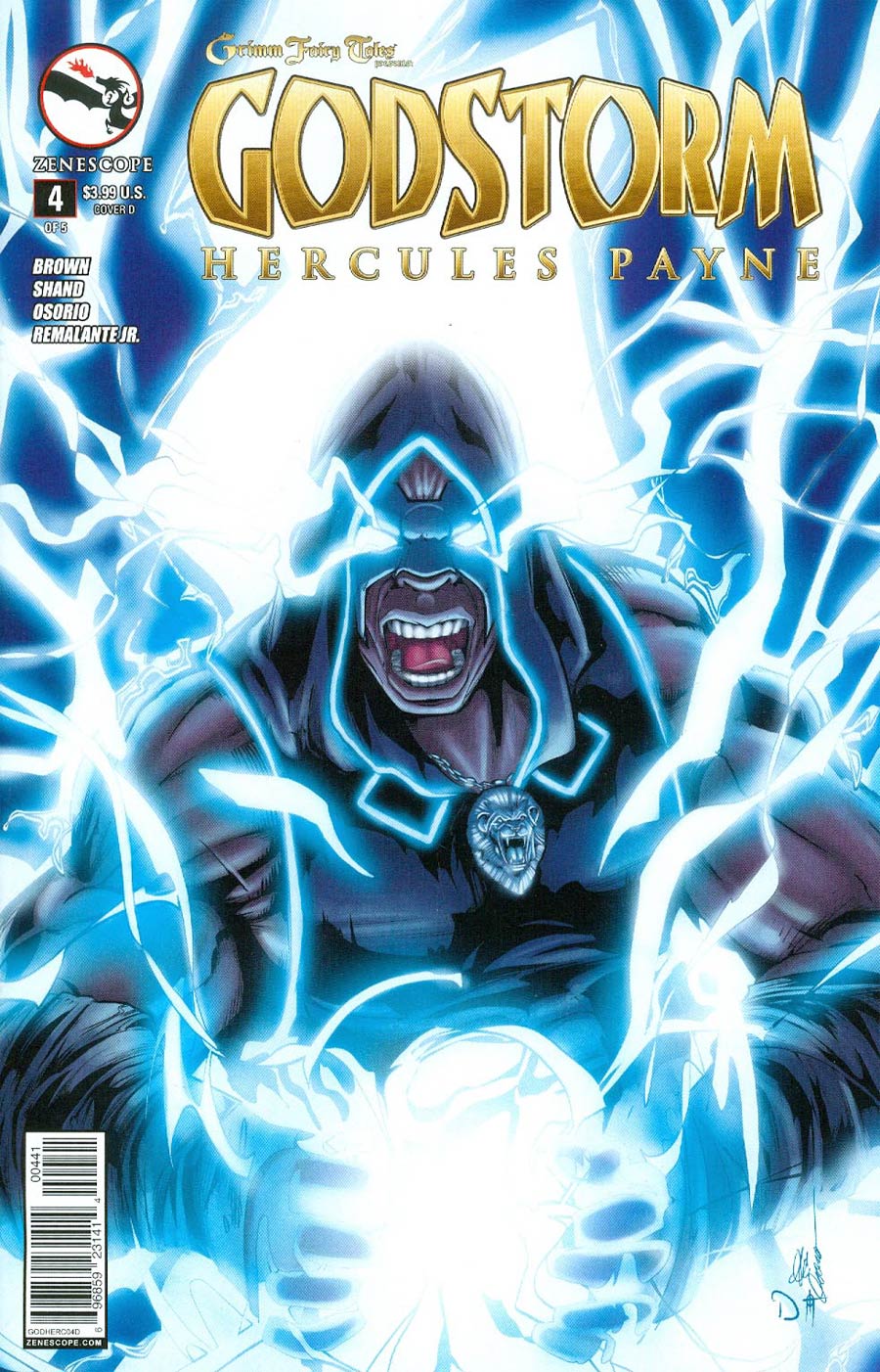 Grimm Fairy Tales Presents Godstorm Hercules Payne #4 Cover D AC Osorio