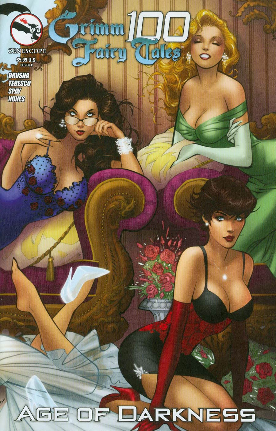 Grimm Fairy Tales #100 Cover C Franchesco Wraparound (Age Of Darkness Tie-In)