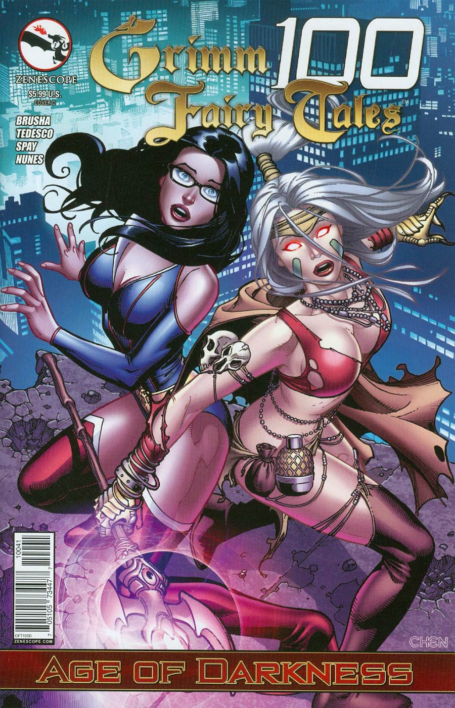 Grimm Fairy Tales #100 Cover D Sean Chen (Age Of Darkness Tie-In)