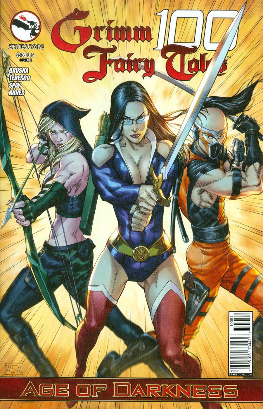 Grimm Fairy Tales #100 Cover E Mike S Miller (Age Of Darkness Tie-In)