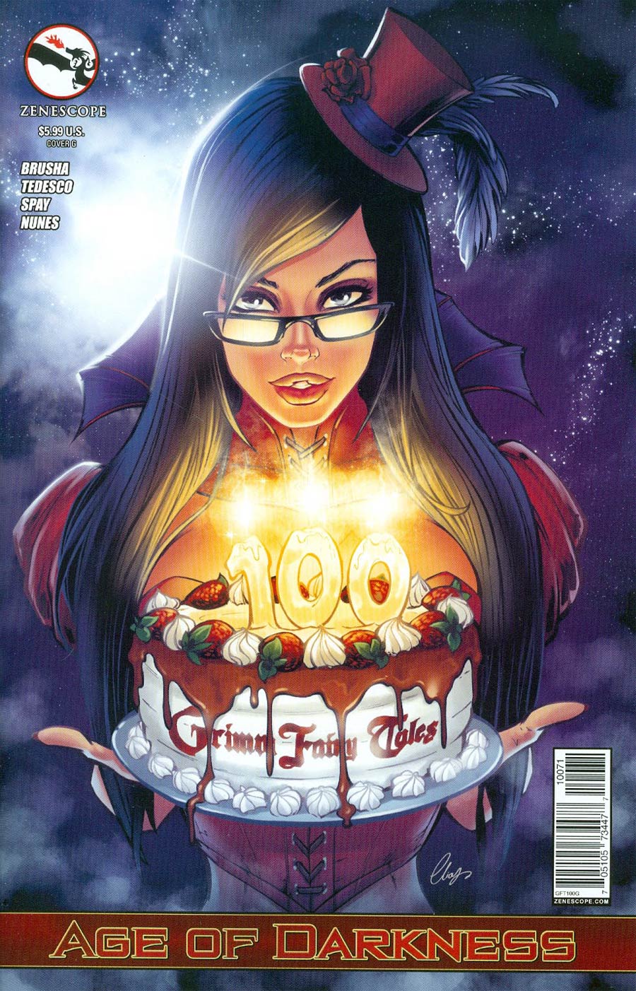 Grimm Fairy Tales #100 Cover G Elias Chatzoudis (Age Of Darkness Tie-In)