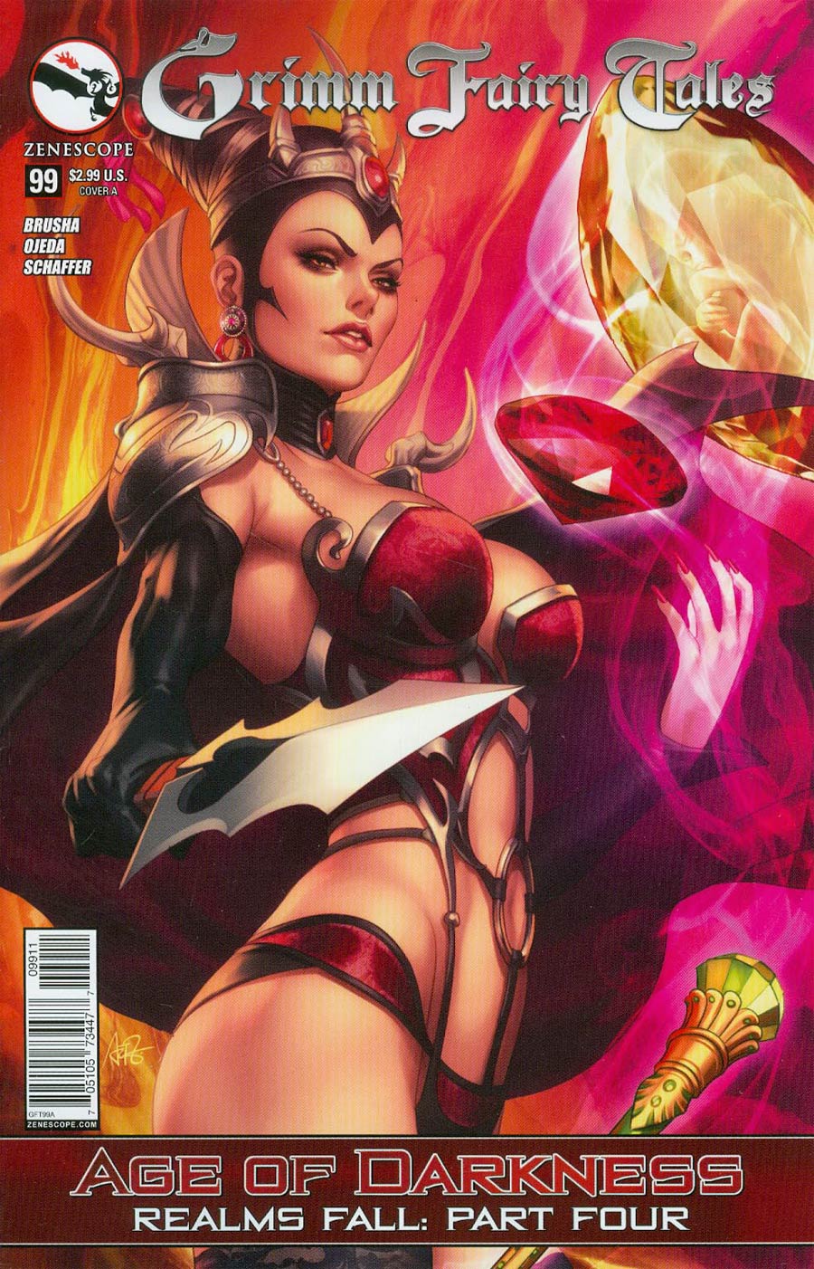Grimm Fairy Tales #99 Cover A Artgerm (Age Of Darkness Tie-In)