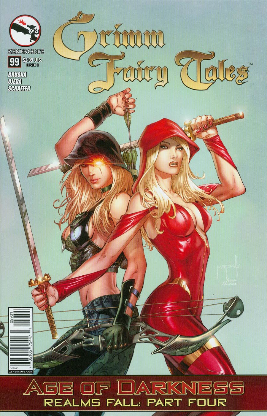 Grimm Fairy Tales #99 Cover C Jason Metcalf (Age Of Darkness Tie-In)