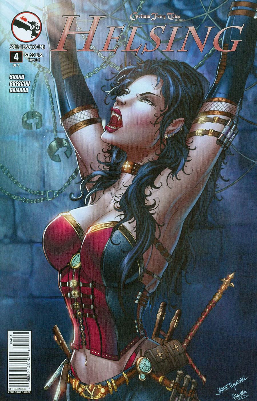 Grimm Fairy Tales Presents Helsing #4 Cover C Jamie Tyndall