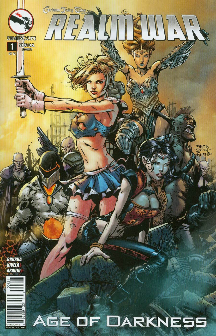 Grimm Fairy Tales Presents Realm War #1 Cover B David Finch (Age Of Darkness Tie-In)