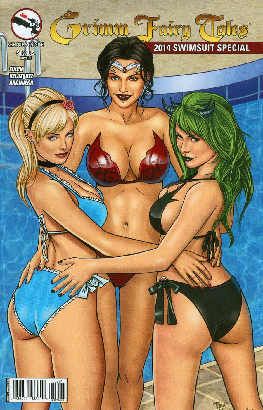 Grimm Fairy Tales Presents Swimsuit Special 2014 Cover B Ted Hammond