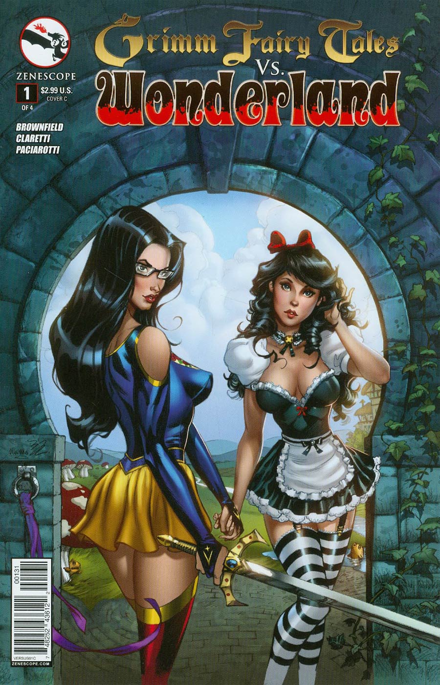 Grimm Fairy Tales vs Wonderland #1 Cover C Michael Dooney