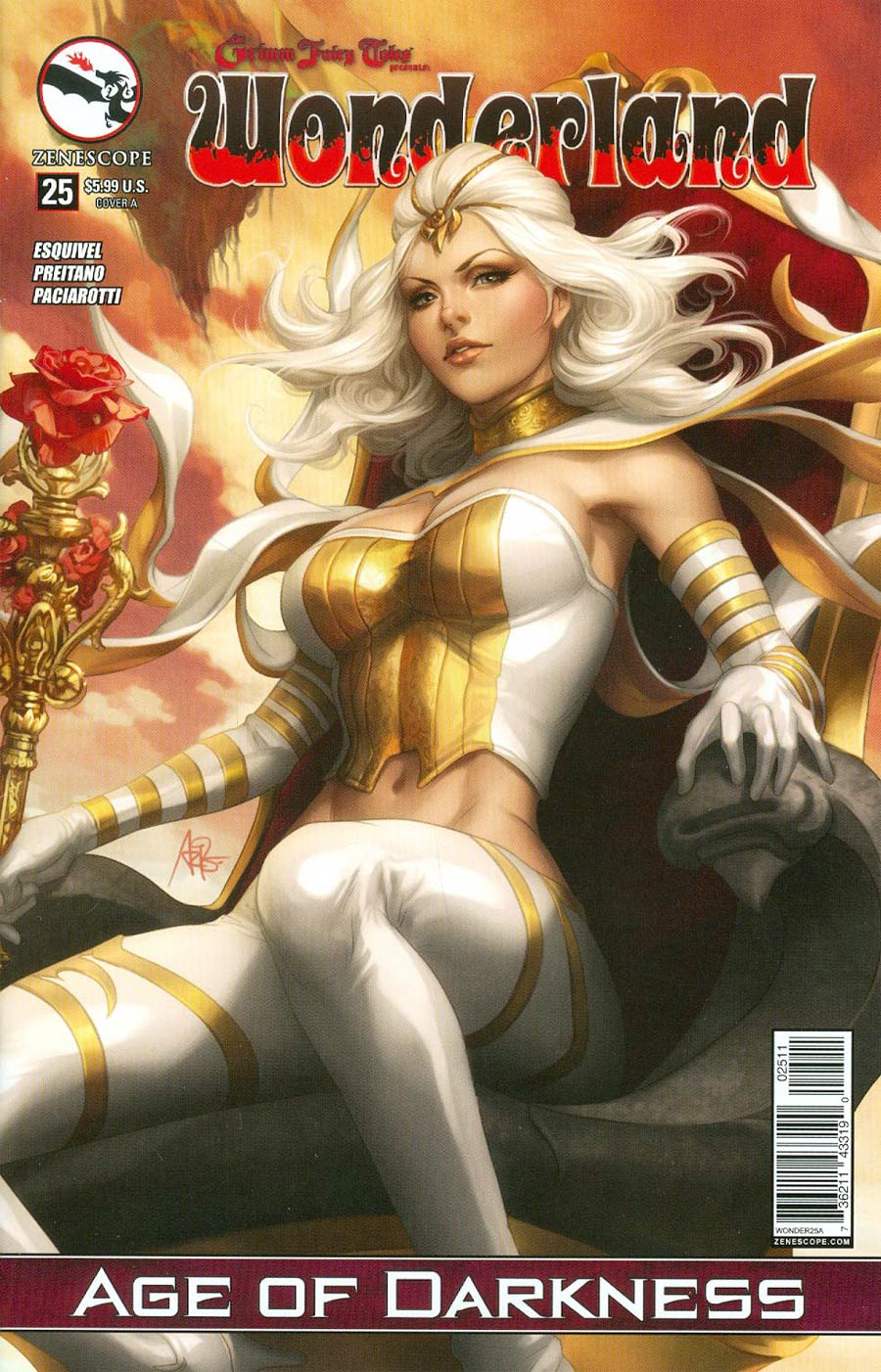 Grimm Fairy Tales Presents Wonderland Vol 2 #25 Cover A Artgerm