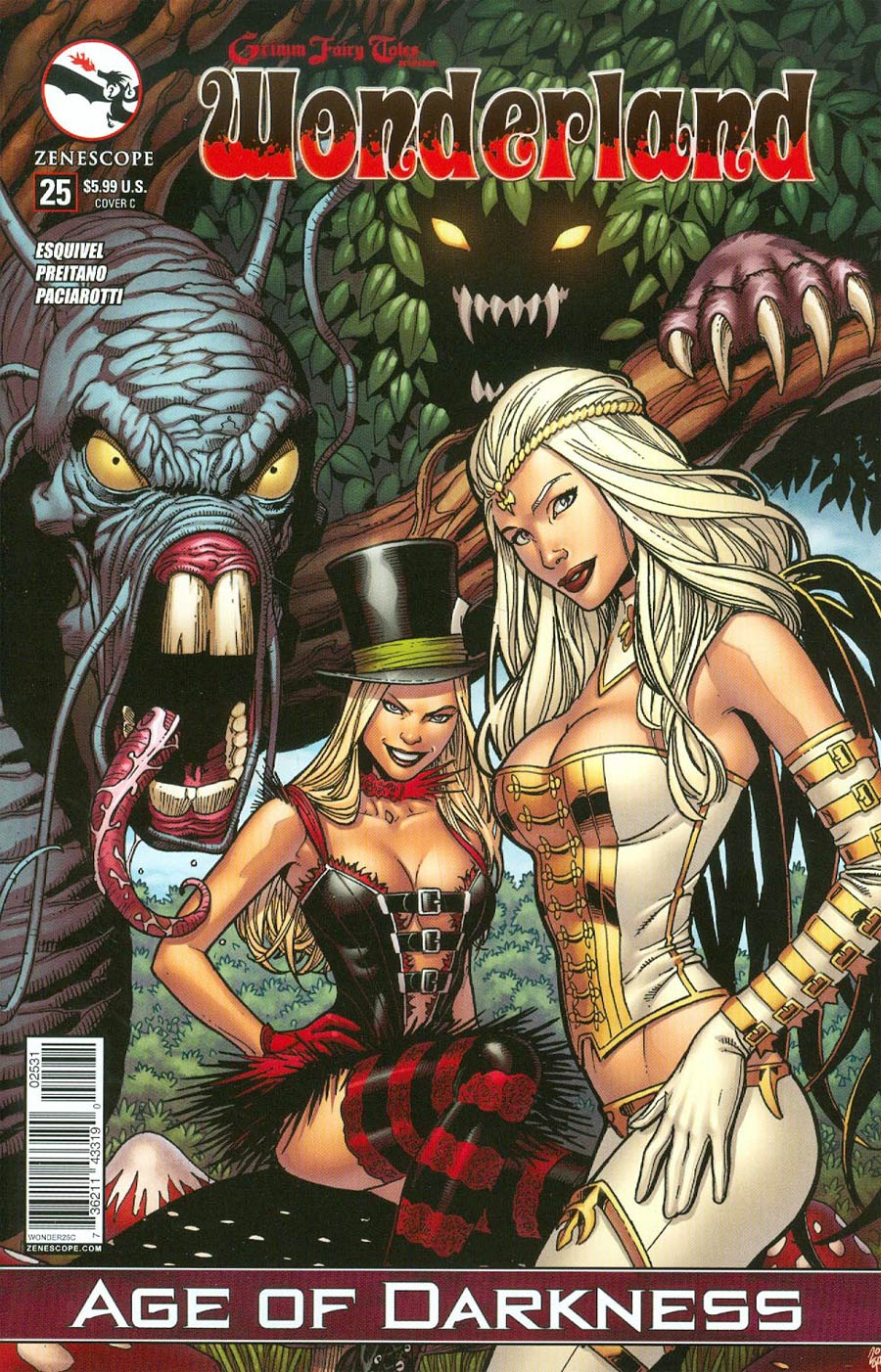 Grimm Fairy Tales Presents Wonderland Vol 2 #25 Cover C Sean Chen