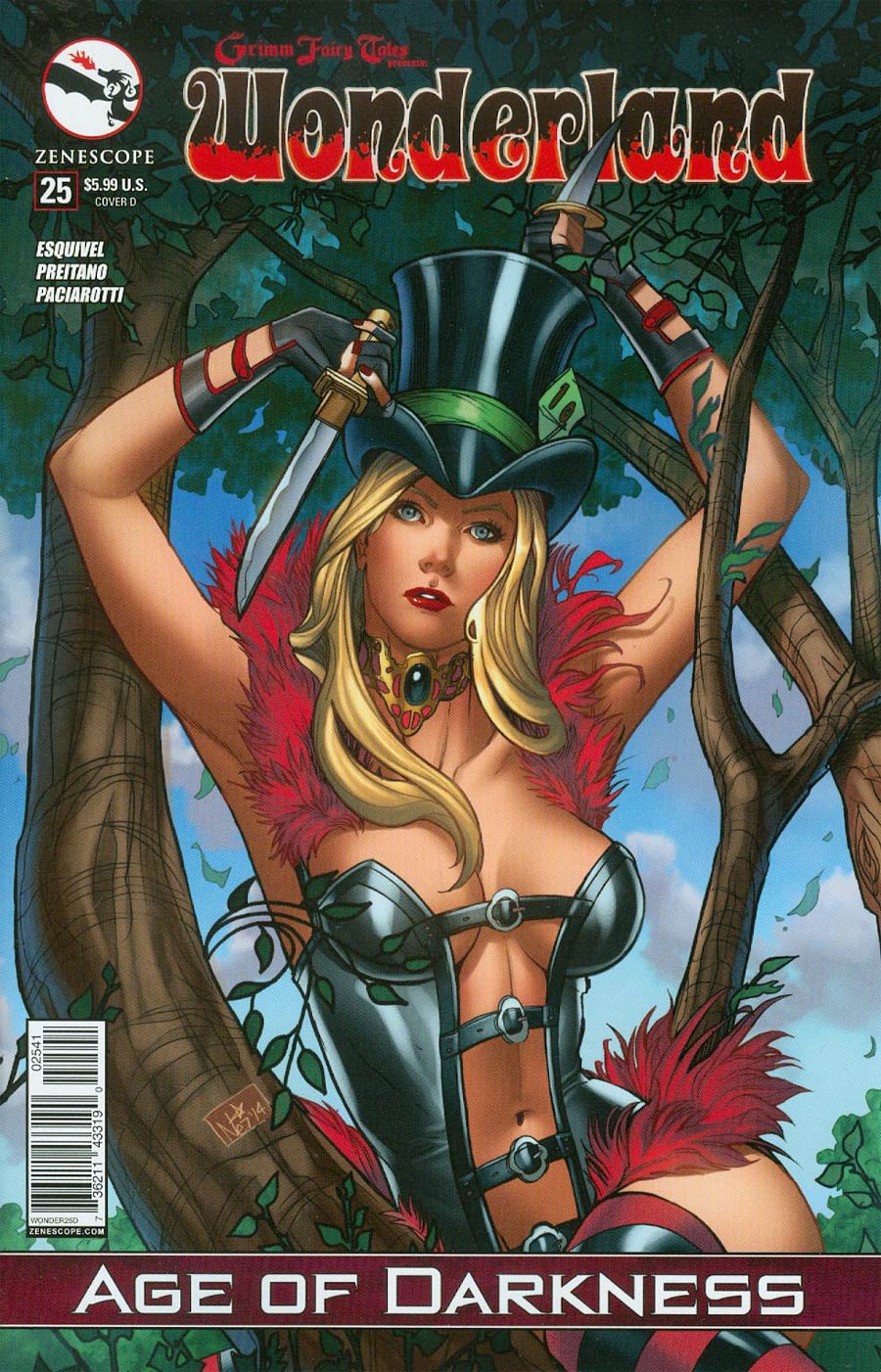 Grimm Fairy Tales Presents Wonderland Vol 2 #25 Cover D Nei Ruffino