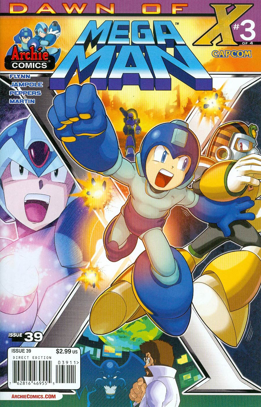 Mega Man Vol 2 #39 Cover A Regular Patrick Spaz Spaziante Cover