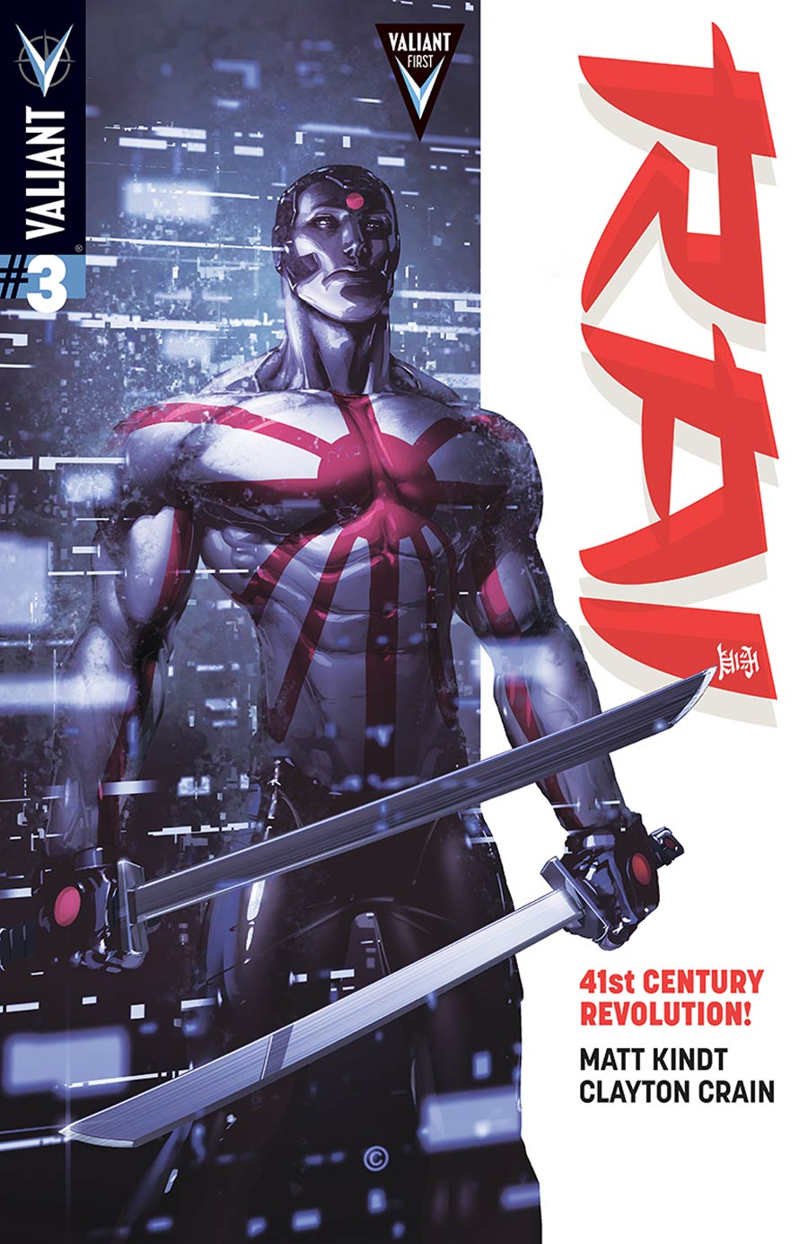 Rai Vol 2 #3 Cover B Variant Clayton Crain Cover