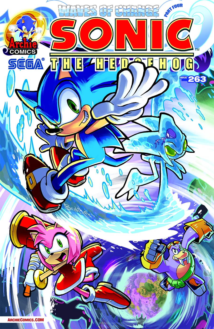 Sonic The Hedgehog Vol 2 #263 Cover A Regular Ben Bates Cover