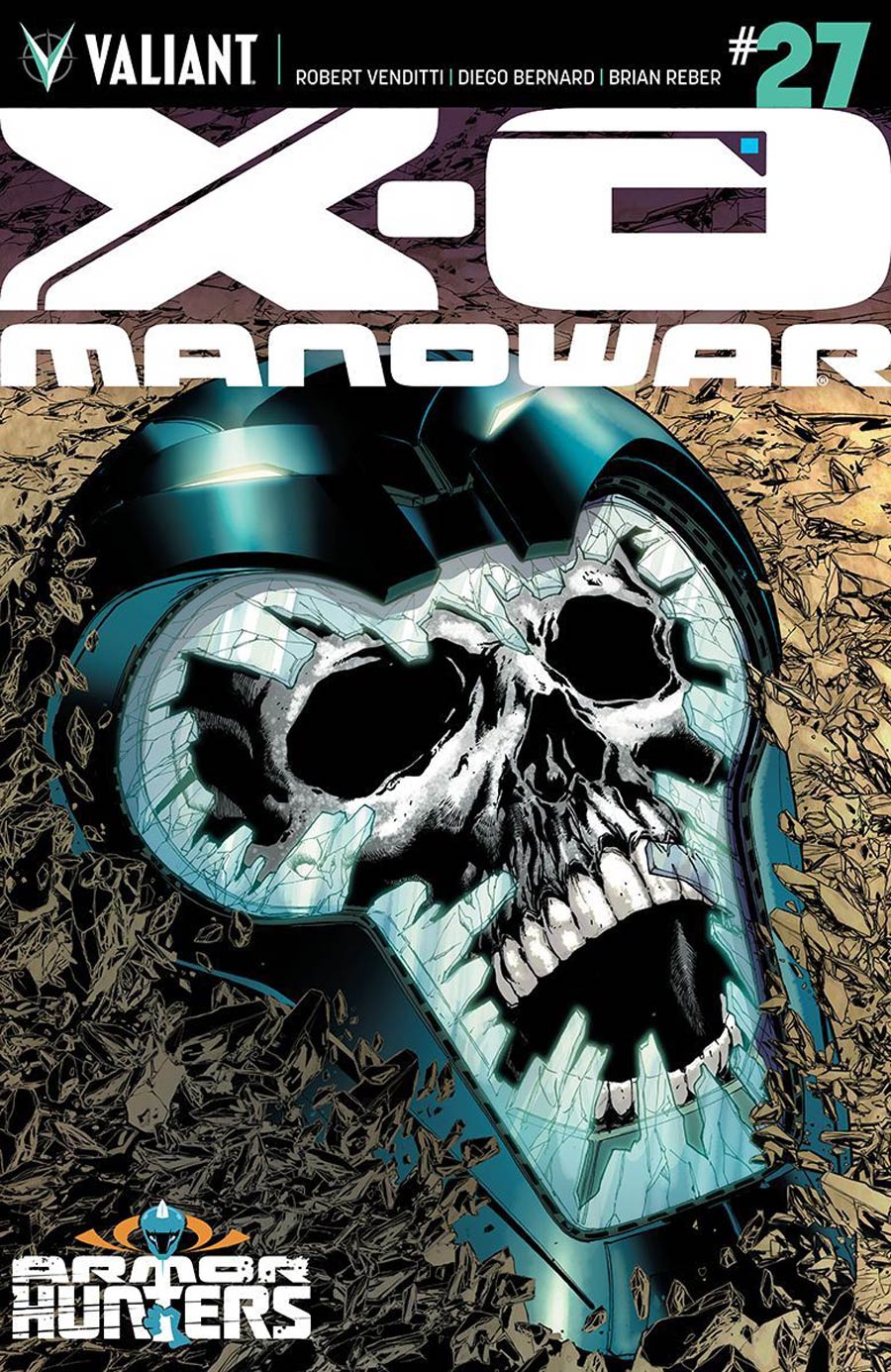 X-O Manowar Vol 3 #27 Cover A Regular Miguel Sepulveda Cover (Armor Hunters Tie-In)