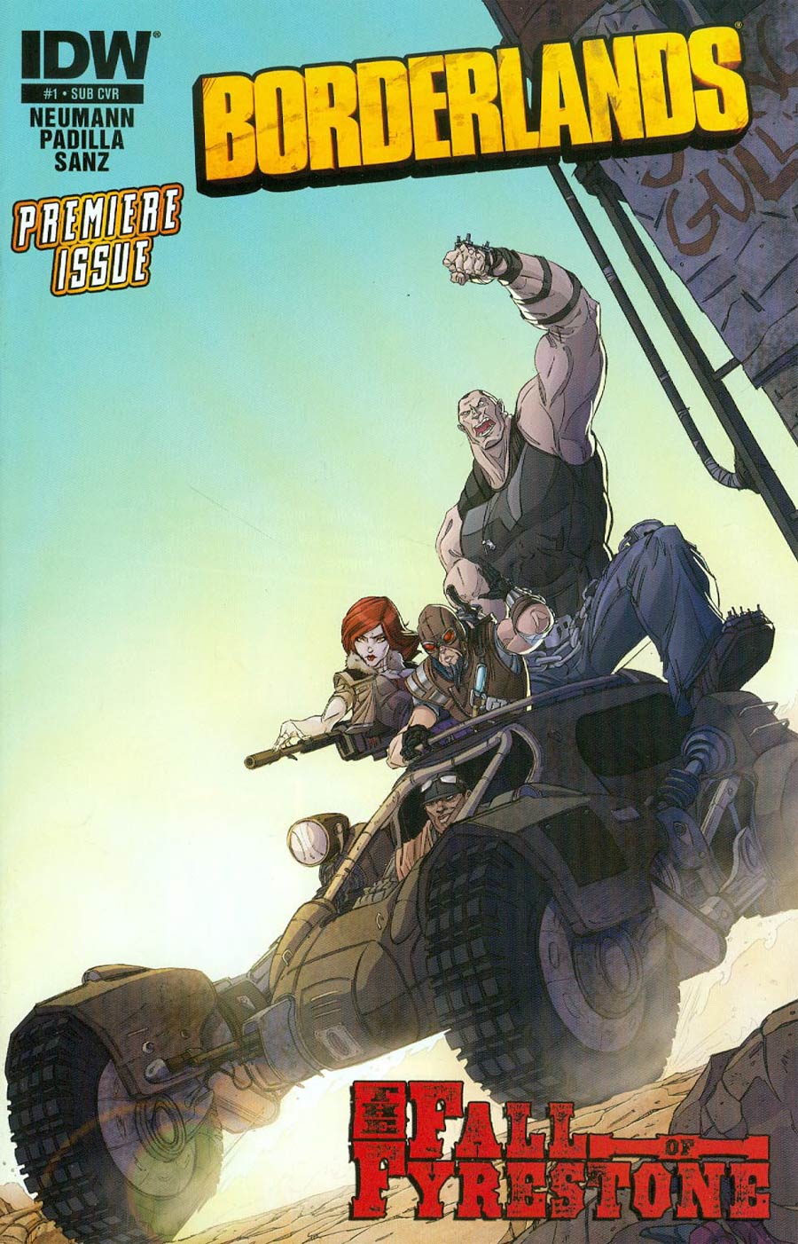 Borderlands Fall Of Fyrestone #1 Cover B Variant Dan Schoening Subscription Cover