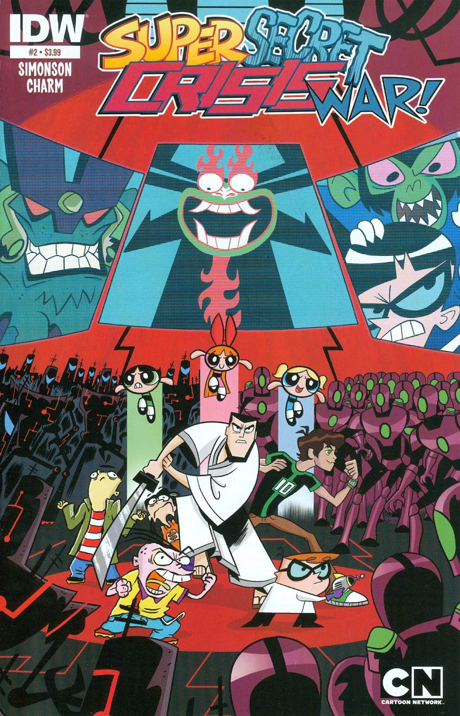 Cartoon Network Super Secret Crisis War #2 Cover A Regular Derek Charm Cover