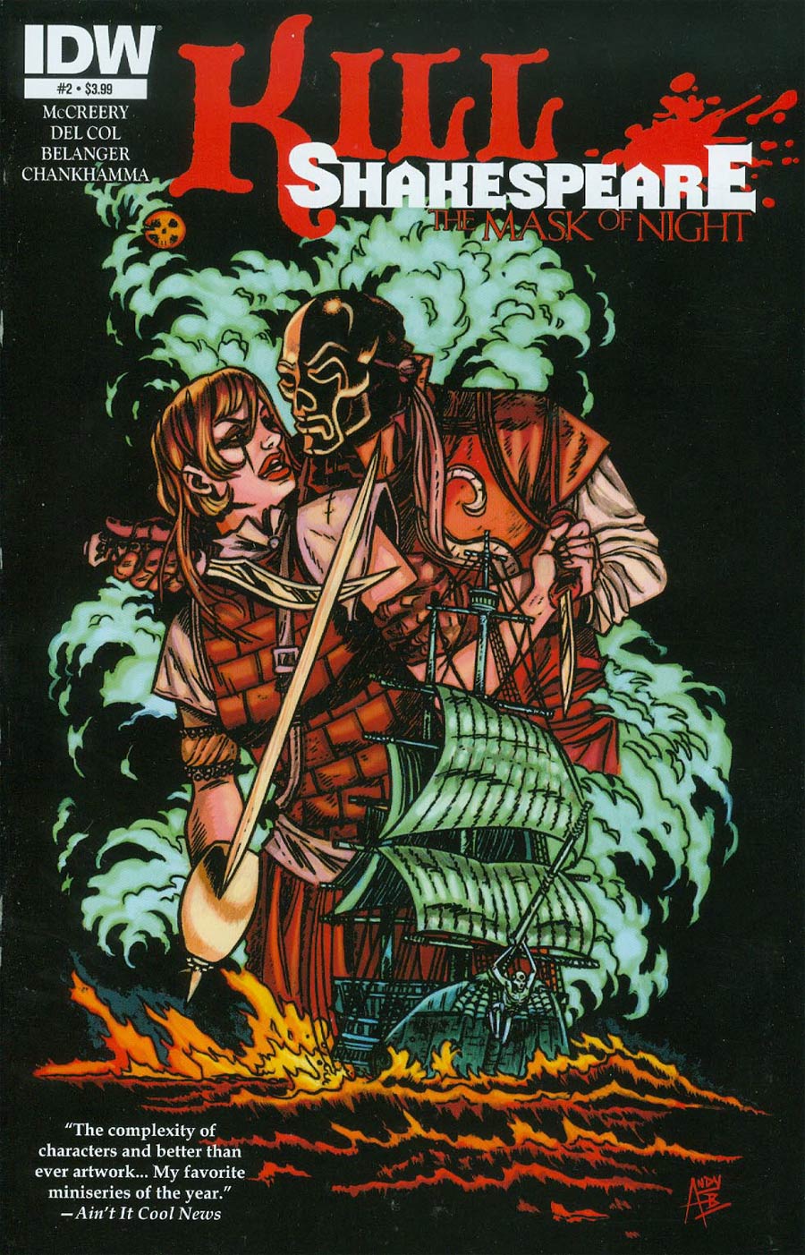 Kill Shakespeare Mask Of Night #2 Cover A Regular Andy Belanger Cover