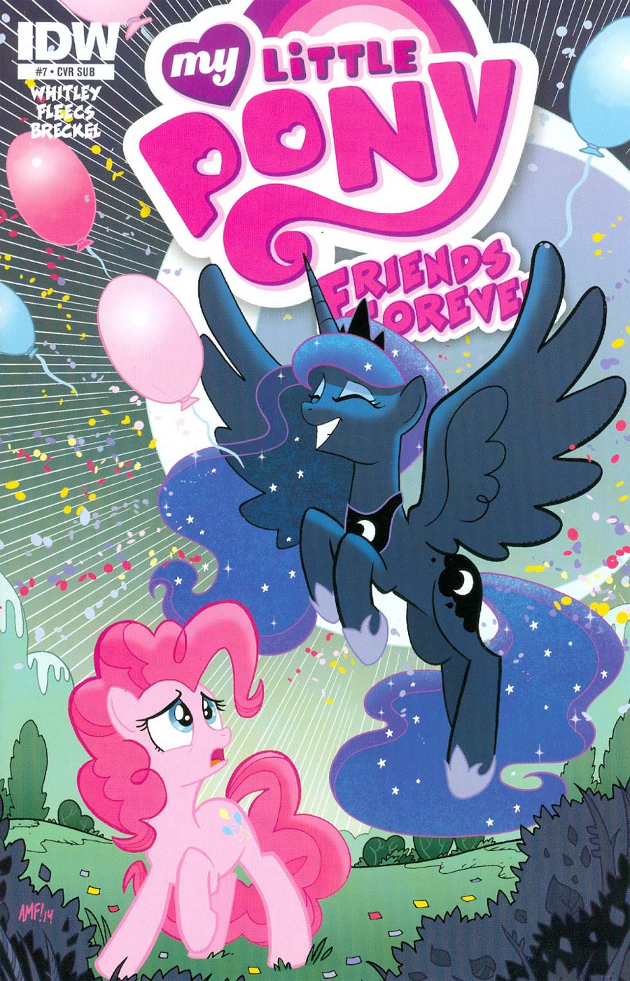 My Little Pony Friends Forever #7 Cover B Variant Tony Fleecs Subscription Cover
